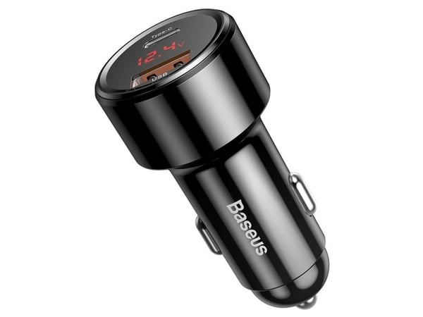 Baseus Magic USB + USB-C QC 4.0PD 45W billader (svart)