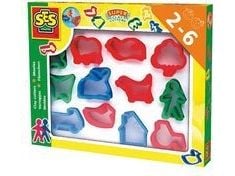 SES Creative Play dough Cutters (Pack of 12), 2 år, 12 x dough Cutters