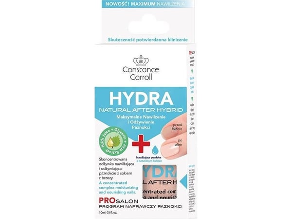 Constance Carroll Hydra Natural After Hybrid Moisturising Nourishing Nail Treatment 10ml