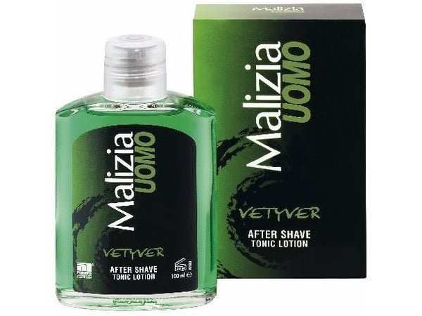 ASCO MALIZIA VETYVER aftershave vatten grönt