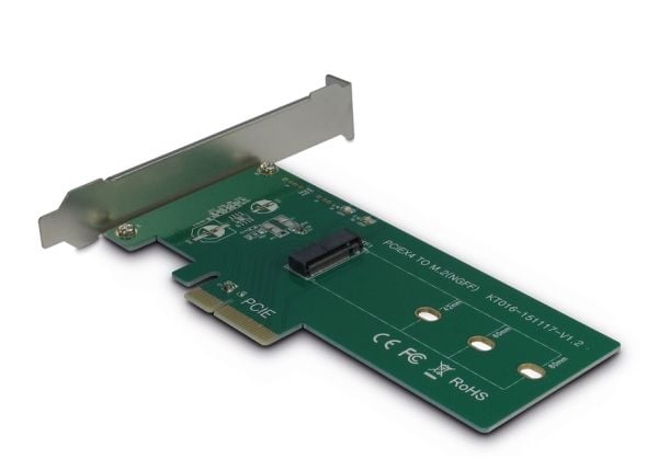 Inter-Tech KT016 - Grensesnittsadapter - M.2 Card - lav profil - PCIe x4