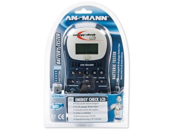 ANSMANN Energy Check LCD - paristomittari
