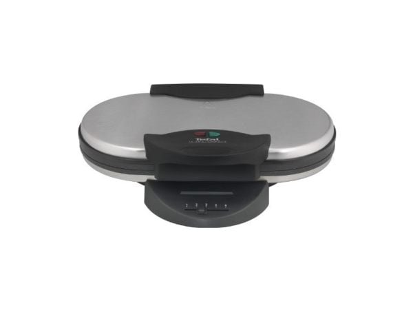 Tefal WM310D, 5 vohveli(a), Sydän (muoto), Musta, Ruostumaton teräs, 20 cm, 1000 W, Tyyppi C