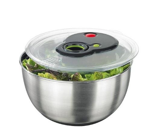 EMSA TURBOLINE - Salatspinner - 4.5 L - svart, rustfritt stål