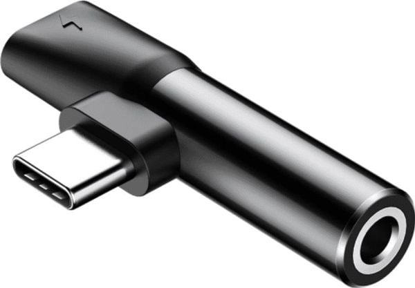 Baseus CATL41-01, Type-C, Type-C / 3.5 mm, Svart