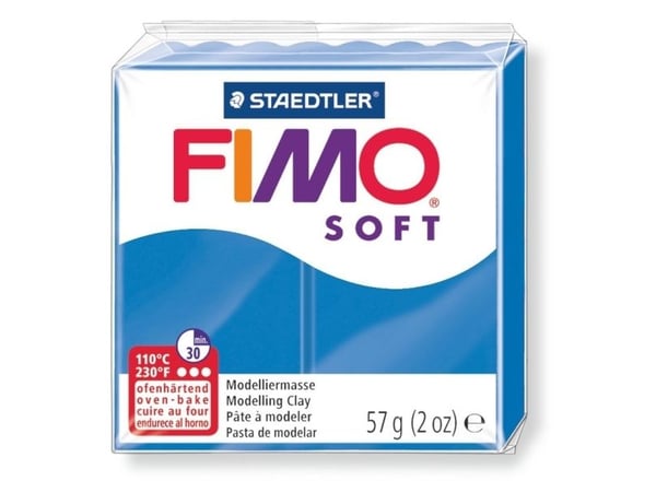 Staedtler FIMO 8020, Modelleringsleire, Blå, Pacific Blue, 1 farger, 110 °C, 30 min