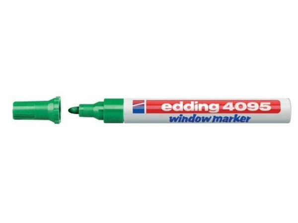 edding 4095 window - Markering - grön - vattenbaserat bläck - 2-3 mm