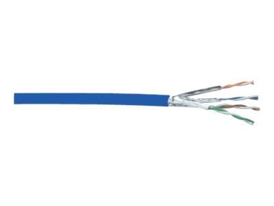 DIGITUS - Irtokaapeli - 305 m - taitettu suojaamaton kierretty parikaapeli (F/UTP) - CAT 6a - vaaleansininen - vaaleansininen