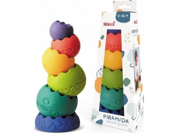 Hencz Toys Pastelli aistipyramidi