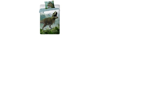 T-Rex Dinosaur Sengetøj 140x200 cm model 2 - 100 procent bomuld
