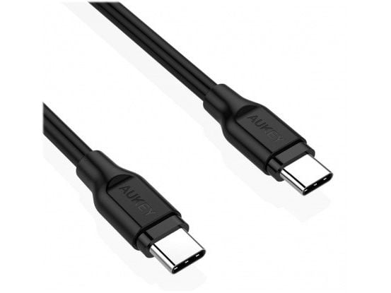 Aukey CB-CC1P OEM PVC-kaapelit Power Delivery PD USB C - USB C | 1m | 5 Gbps | 3A | 60W PD | 20V