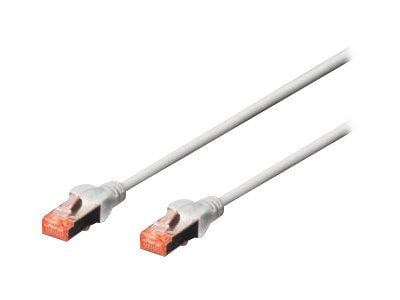 Suojattu verkkokaapeli Digitus, cat6, harmaa, 3 m