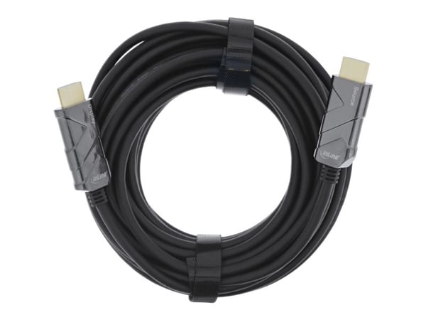 InLine 17940I, 40 m, HDMI-tyyppi A (vakio), HDMI-tyyppi A (vakio), 48 Gbit/s, Äänen paluukanava (ARC), Musta