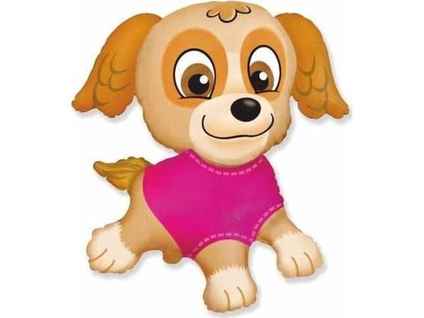 Flexmetal Puppy folieballong - 62 cm - 1 stk universal