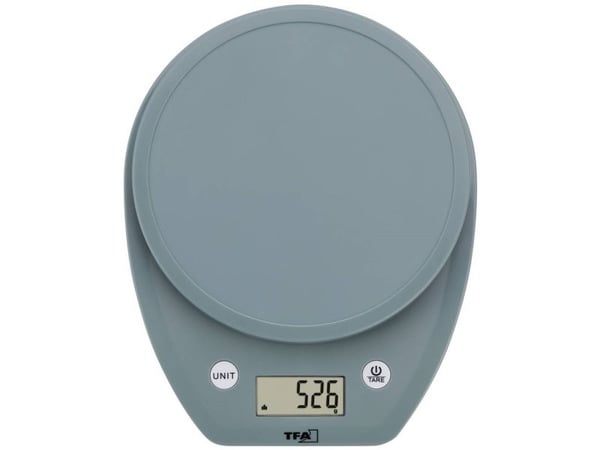 TFA Dostmann MOCHI keittiövaaka Digitaalinen Punnitusalue=5000 g Turkoosi