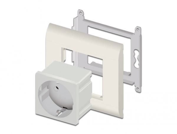 DeLOCK 81392, CEE 7/3, Valkoinen, 250 V, 16 A, 4000 W