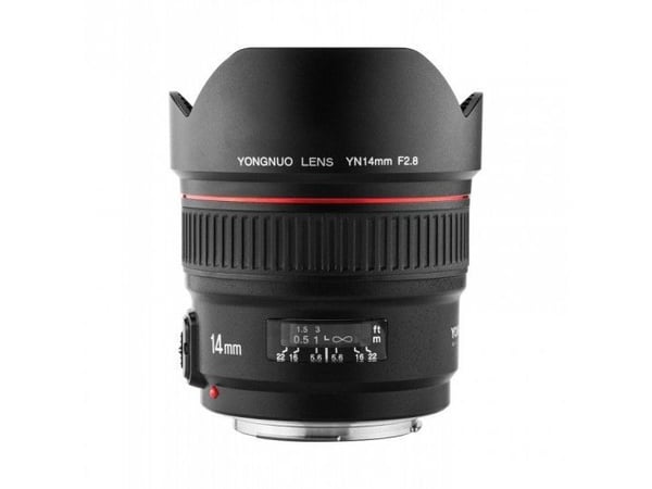 Yongnuo YN Canon EF 14 mm F/2,8 objektiv
