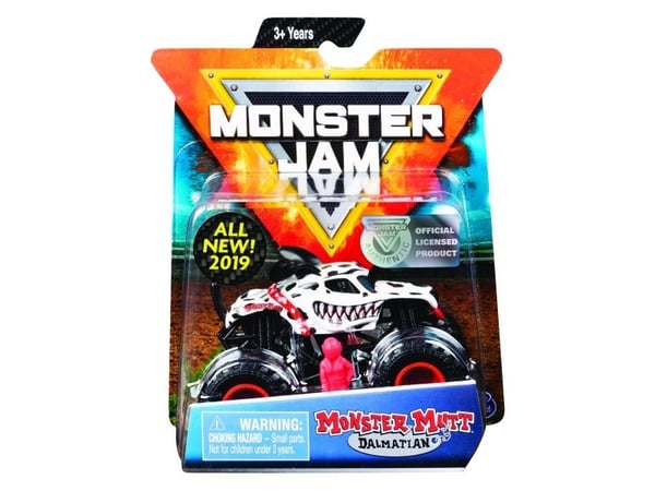 Monster Jam Original Monster Jam Truck With Wheelie Wheel In 1:64 Scale
