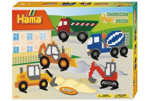 Hama Beads 3143 4000 stk. barne-pykkelsett for tegning/maling og håndverk (3143)