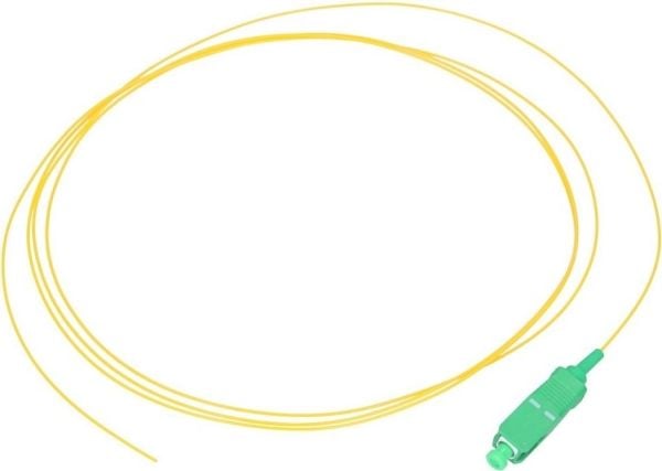 Extralink - Grisehale - SC/APC-enkeltmodus (hann) - 1.5 m - fiberoptisk - simpleks - 900 mikroner - G.657.A1