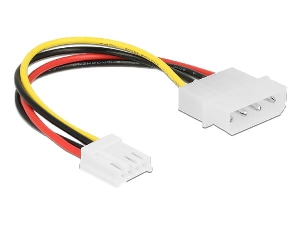 Delock - Strømkabel - 4-pin intern strøm (hann) til 4-pin mini-strømkontakt (hunn) - 15 cm