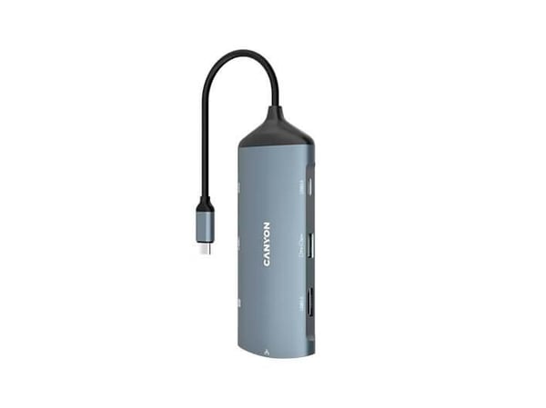 Canyon DS-15 - Dockningsstation - USB-C - 8-slot - HDMI - 1GbE