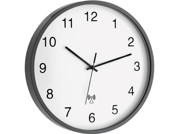 TFA-Dostmann 60.3511.10, Vegg, Rund, Grå, Hvit, Plast, Glass, Klassisk