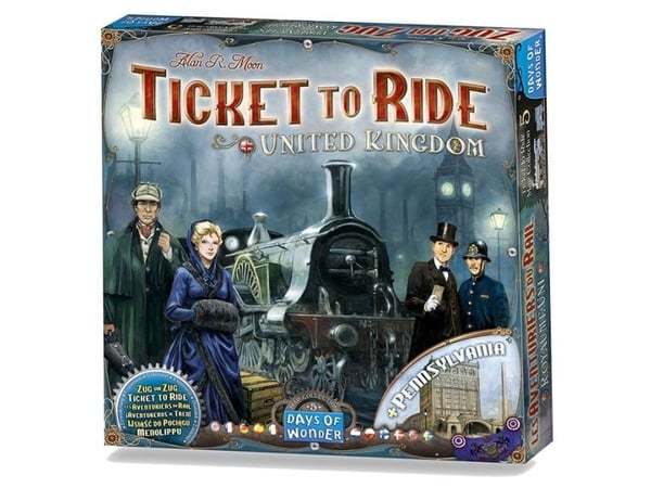 Ticket to Ride kartsamling #5 Storbritannia & Pennsylvania