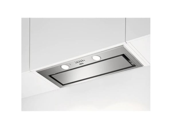 AEG DGE5861HM - Panser - hvelv - Nisje - bredde: 72.3 cm - dybde: 27.3 cm - ekstraksjon og resirkulasjon (-) - rustfritt stål