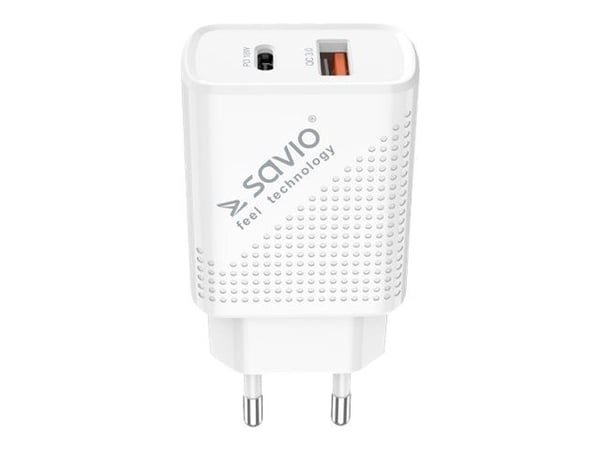 Savio LA-05, Sisätila, AC, 1 m, Valkoinen