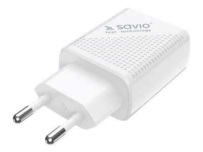 Savio LA-05, Sisätila, AC, 1 m, Valkoinen