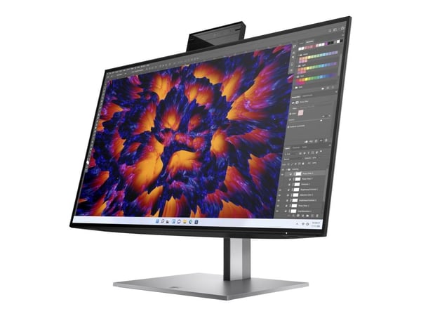 HP Z24m G3 - LED-skjerm - 23.8" - 2560 x 1440 QHD @ 90 Hz - IPS - 400 cd/m² - 1000:1 - DisplayHDR 400 - 5 ms - HDMI, DisplayPort, USB-C