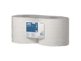 Industrirullar Tork W1/W2 Basic 2-lagig vit 129262