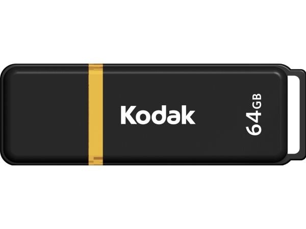 Kodak K103 - USB-flashstasjon - 64 GB - USB 3.0 - svart, gul
