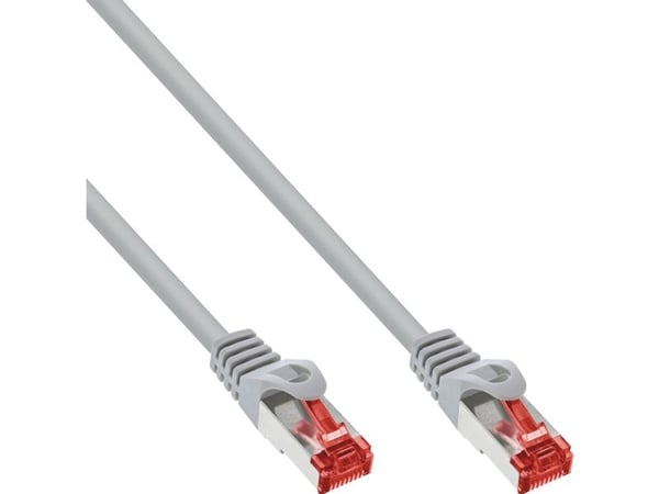 InLine 76122, 0,25 m, Cat6, S/FTP (S-STP), RJ-45, RJ-45, Grå