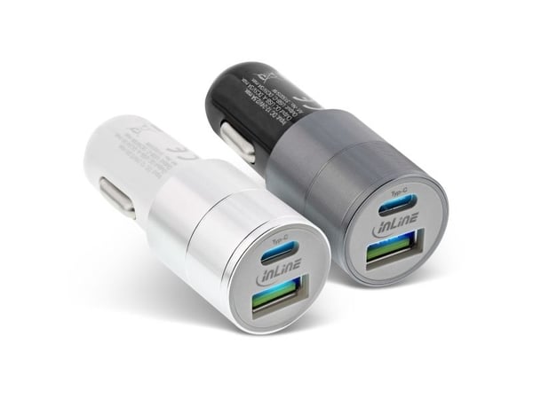 Laturi InLine 1x USB-A 1x USB-C 2,5 A (31502S)
