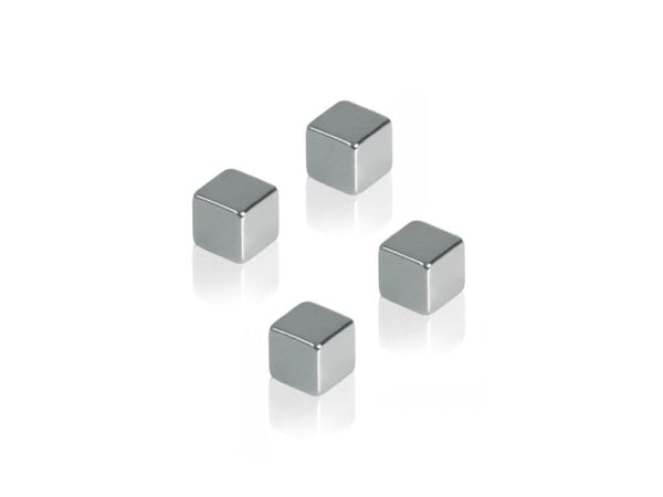 Franken HMN1010, Magnet för skrivtavla, Silver, Neodymium, 10 mm, 10 mm, 10 mm