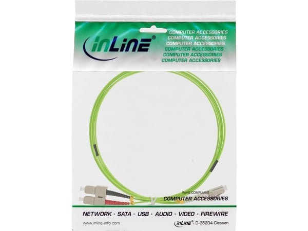 InLine 88644Q, 0,5 m, OM5, 2x LC, 2x SC