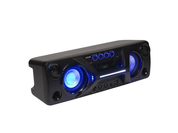 Denver BTB-410, 12,7 cm, 5,07 cm, 40 W, Ledning & Trådløs, Stereo bærbar høyttaler, Sort