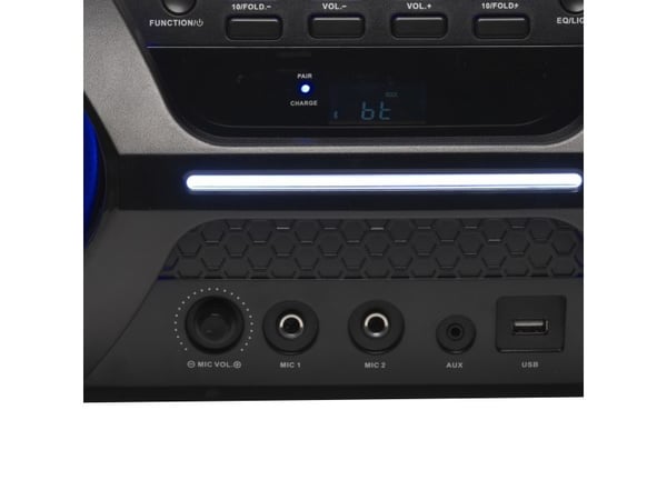 Denver BTB-410, 12,7 cm, 5,07 cm, 40 W, Ledning & Trådløs, Stereo bærbar høyttaler, Sort