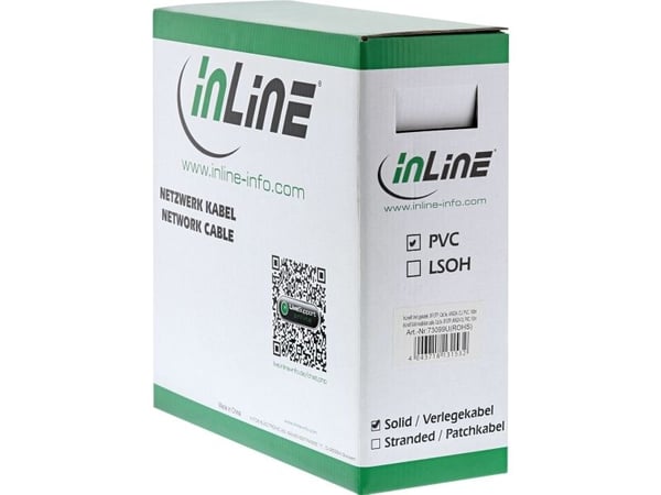 InLine 73050U, 50 m, Cat5e, SF/UTP (S-FTP)