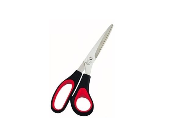 Wedo 976 8, Rett kutt, Single/enkelt, Sort, Rød, Rustfritt stål, Polypropylen, Rett håndgrep
