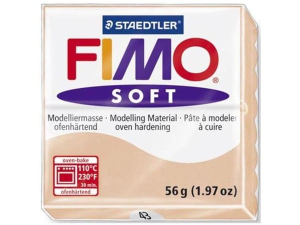 Staedtler FIMO 8020, Modelleringsleire, Beige, Flesh, 1 farger, 110 °C, 30 min