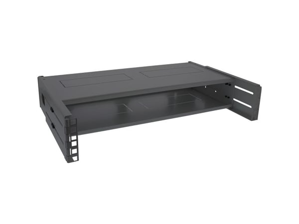 InLine 19102B, Veggmontert stativ, 2U, 4,07 kg, Svart