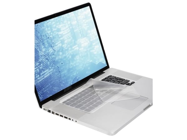 Hama Notebook, Tastaturdeksel, Gjennomsiktig, Universell, Silikon, Monokromatisk, 44,7 cm (17.6")