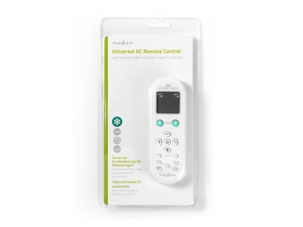 Nedis ACRC1WT - Universal fjernkontroll - infrarød - hvit