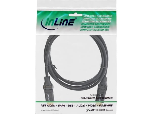 På linje? HDMI-kabel, HDMI høyhastighet med Ethernet, plugg/plugg, rep. Kontakter, svart, fleksibel vinkelplugg, 0,5m (17055W)