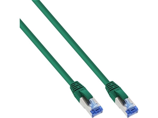 InLine 76815G, 15 m, Cat6a, S/FTP (S-STP), RJ-45, RJ-45, Grønn