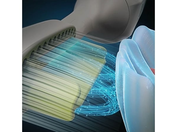 Silk''n ToothWave, Voksen, Vibrerende tannbørste, Hvit, 48000 bevegelser per minutt, 2 min, Hvit