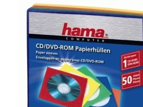 Hama Papierleerhüllen, 50 disker, Flerfarget, Papir, 126 mm, 126 mm, 19 mm